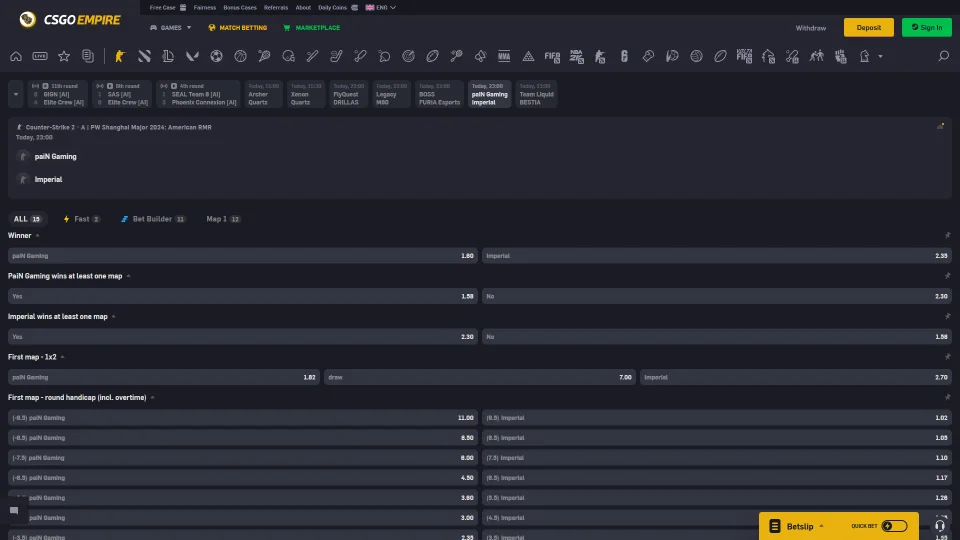 CSGOEmpire Betting